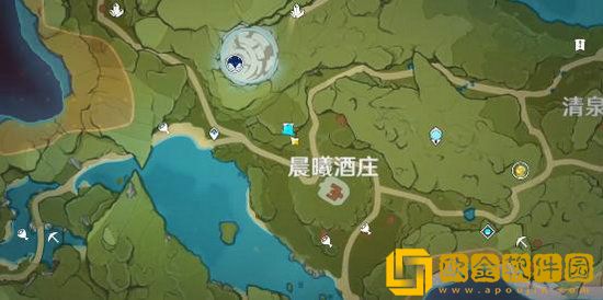 原神蒙德地理志观景点在哪里