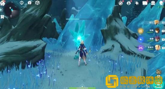 原神雪山山顶传送点怎么开