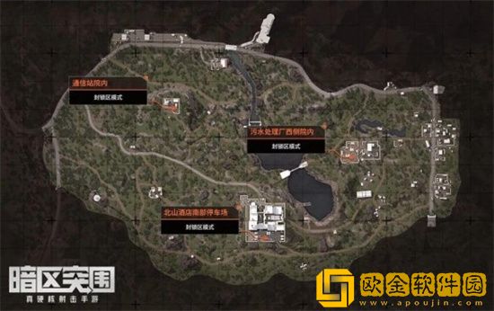 暗区突围空投罐分布在什么位置