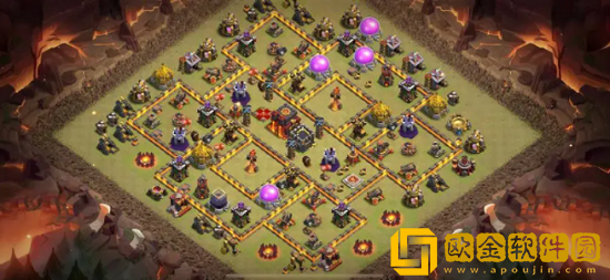 部落冲突10本最强布阵可复制链接