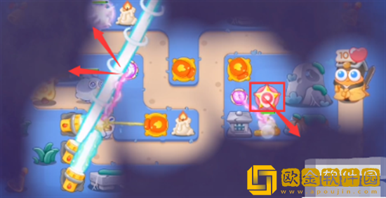 保卫萝卜4阿波道长37关怎么玩