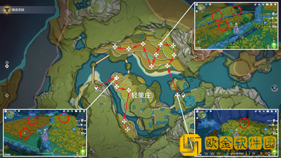原神琉璃百合位置