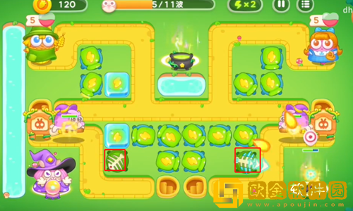 保卫萝卜4绿野奇缘第60关怎么过