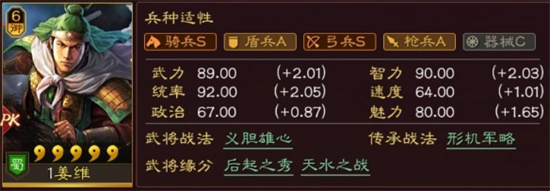 三国志战略版中姜维好用吗