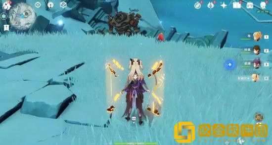 原神雪山山顶传送点怎么开