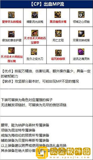 dnf110级鬼剑士全职业装备怎么搭配好