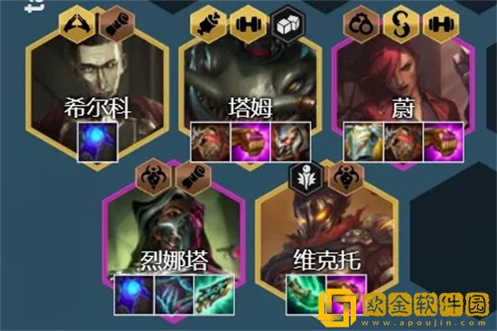 金铲铲之战卡萨丁主C阵容怎么搭配