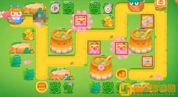 保卫萝卜4绿野奇缘第43关怎么过