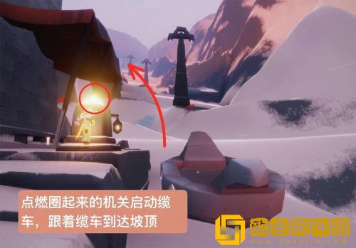光遇霞谷冰雪覆盖的山峰在哪里