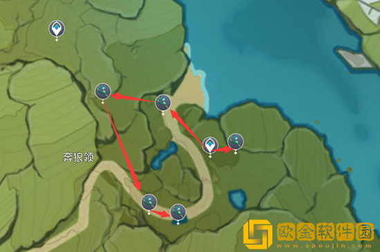 原神小灯草采集位置在哪