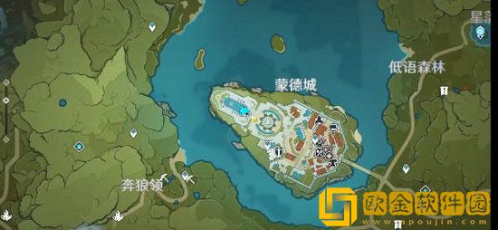 原神蒙德地理志观景点在哪里