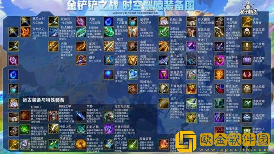 金铲铲之战装备合成大全最新