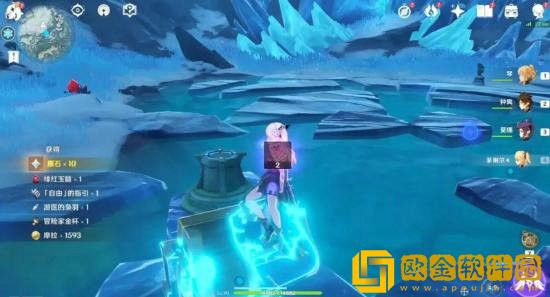 原神雪山山顶传送点怎么开