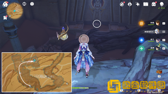 原神千壑沙地旋曜玉帛在哪