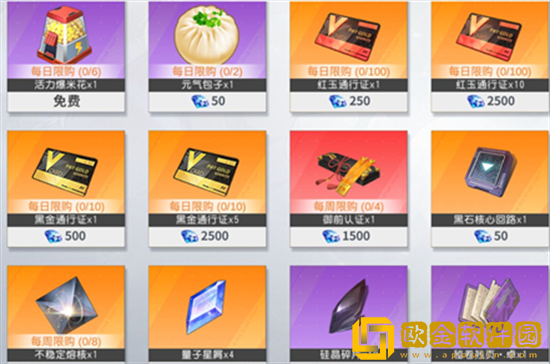 全**激斗日常商店物品怎么买