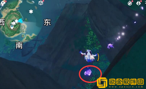 原神知比山雷神瞳位置在哪里