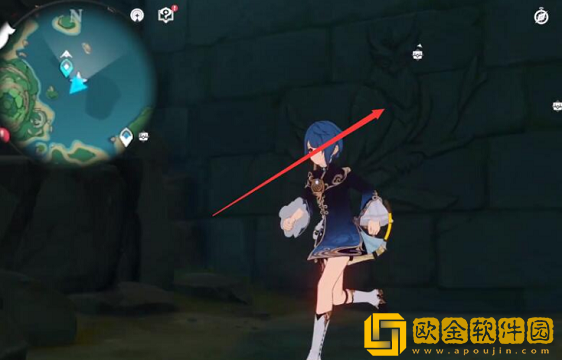 原神知比山雷神瞳位置在哪里