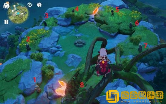 原神无妄坡石像怎么点