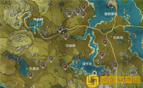 原神松果哪里比较多