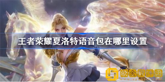 王者荣耀在哪里可以设置夏洛特语音包 王者荣耀夏洛特语音包更换方法