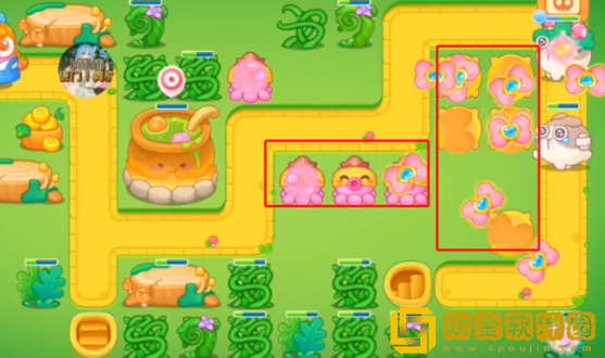 保卫萝卜4绿野奇缘第43关怎么过