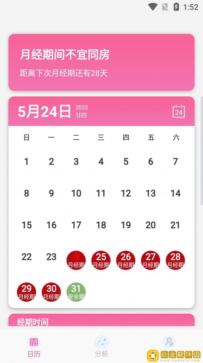 小桔子经期管理助手