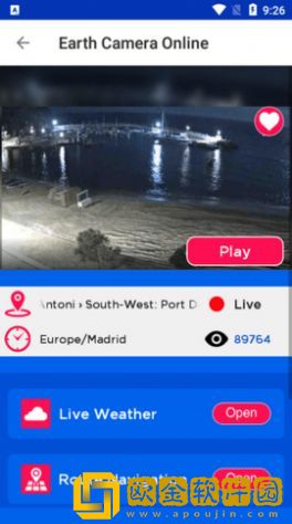 全球实况摄像头监控沙滩