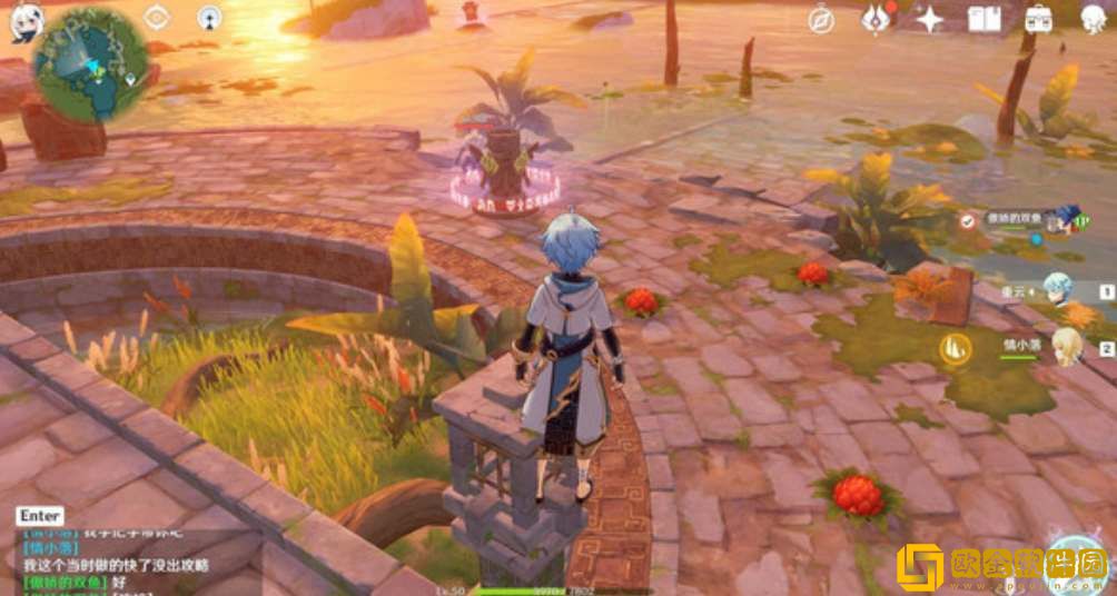 原神灵矩关湖宝箱在哪