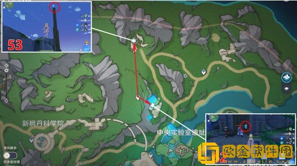 原神科学院区水神瞳位置在哪里