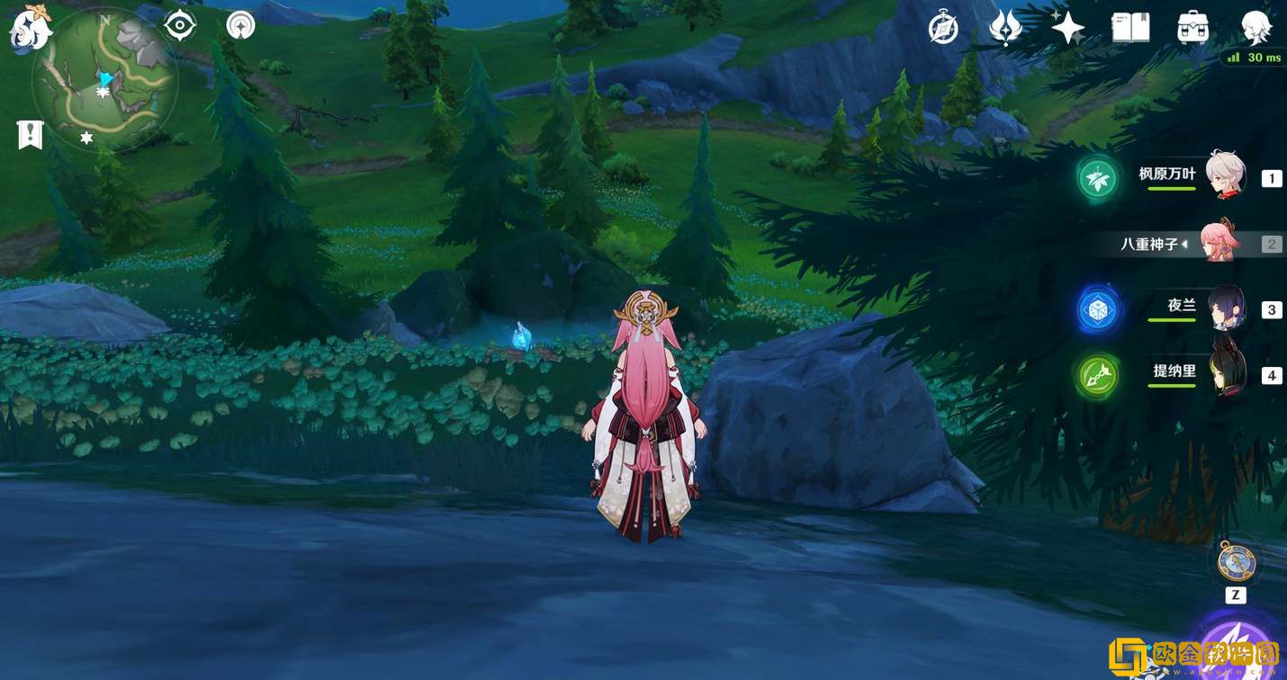 原神伊黎耶林区水神瞳位置一览