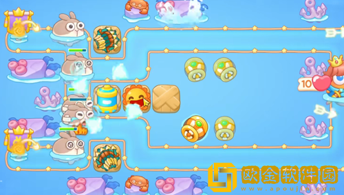 保卫萝卜4海的闺女1关攻略