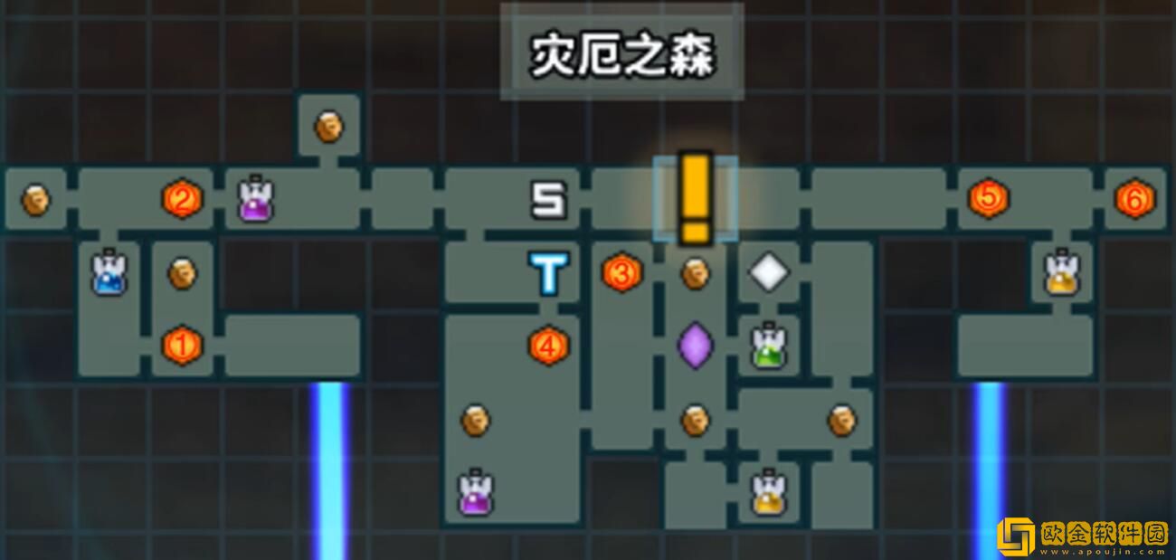 TEVI灾厄之森道具全收集