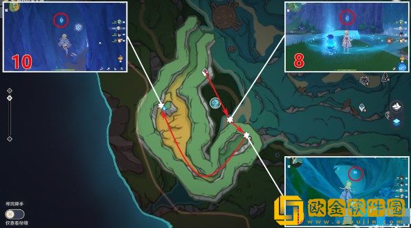 原神科学院区水神瞳位置在哪里