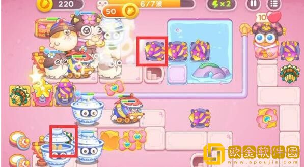 保卫萝卜4秋妃传3关攻略