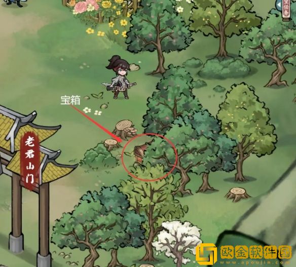 方寸对决老君山宝箱在哪