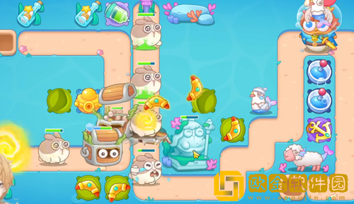 保卫萝卜4海的闺女13关攻略