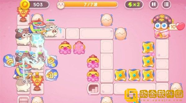 保卫萝卜4秋妃传1关攻略