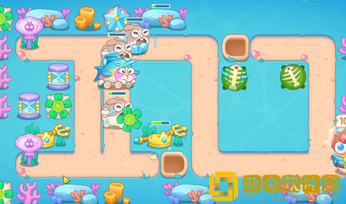 保卫萝卜4海的闺女12关攻略