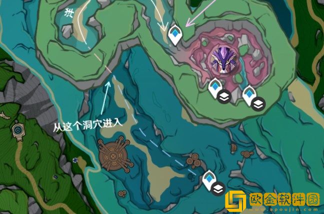 原神千年珍珠骏麟锚点怎么开