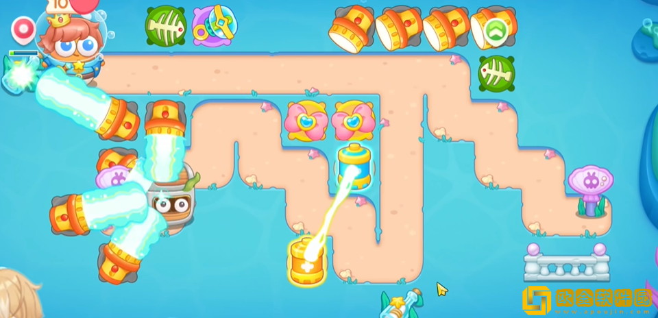 保卫萝卜4海的闺女20关攻略