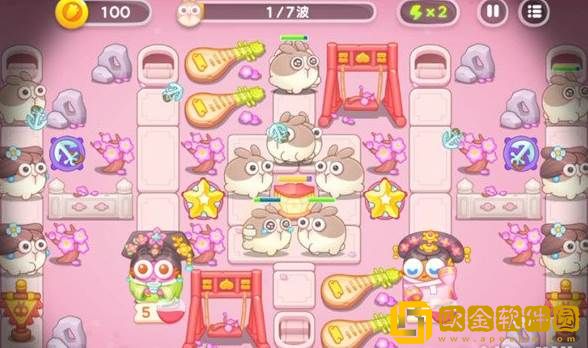 保卫萝卜4秋妃传5关攻略