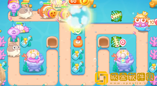 保卫萝卜4海的闺女14关攻略