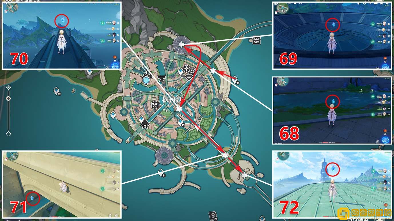 原神枫丹庭水神瞳分布位置一览-原神枫丹庭水神瞳分布位置大全