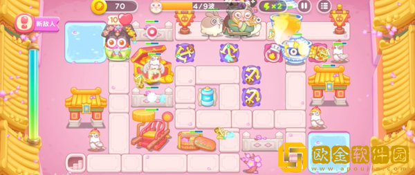 保卫萝卜4秋妃传90关攻略