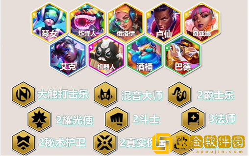 金铲铲之战S10爵士95阵容怎么玩