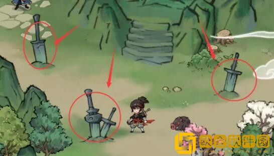 方寸对决栖霞镇藏宝图