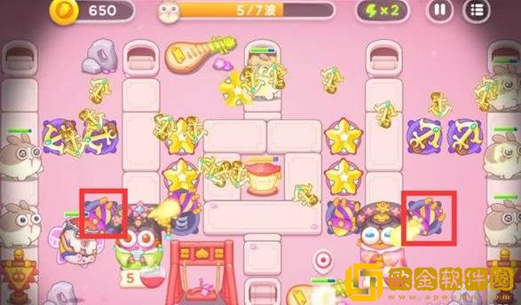 保卫萝卜4秋妃传5关攻略