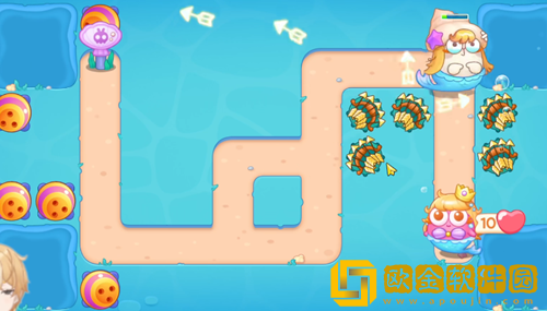 保卫萝卜4海的闺女8关攻略