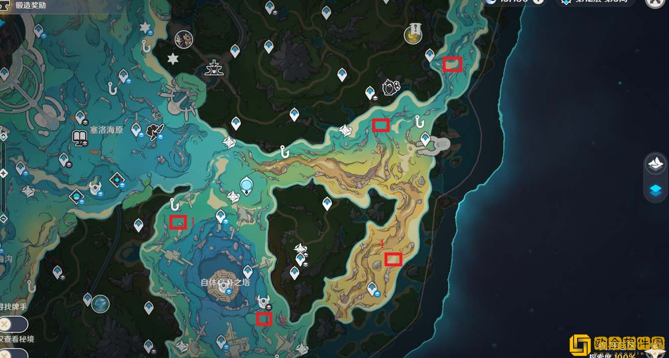 原神奇怪的鳗鱼宝箱位置汇总