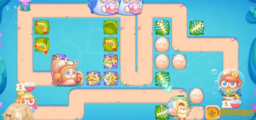 保卫萝卜4海的闺女22关攻略